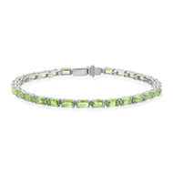 Bracelet argent 925 cristal vert