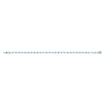 Bracelet argent 925 zirconias bleus 18 cm - vue 2