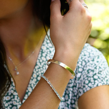 Bracelet argent 925 cristal bleu 18 cm