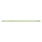 Bracelet argent 925 cristal vert 18 cm - vue 2
