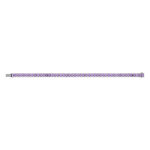 Bracelet argent 925 zirconias violets 18 cm - vue 2