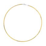 2-kleurig gouden collier omega 42 cm - bekijk 2