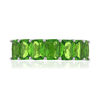 Bague argent 925 cristal vert - vue V3