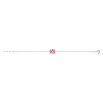Bracelet argent 925 zirconia rose