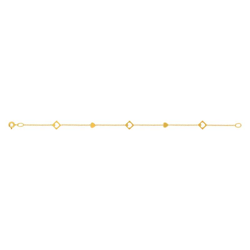 Bracelet or 375 jaune - vue 2