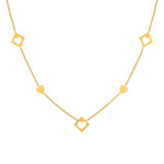 Collier or 375 jaune - vue 1