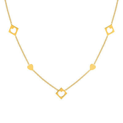 Collier or 375 jaune