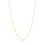 Collier or 375 jaune - vue 2