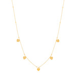 Collier or 375 jaune - vue 2