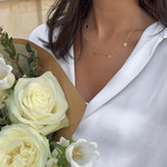 Collier or 375 jaune - vue porté 3