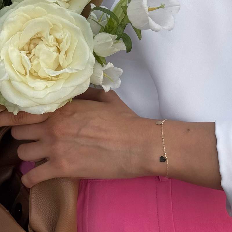 Armband van 375 geelgoud - gedragen foto 2