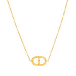 Collier or 375 jaune - vue 1