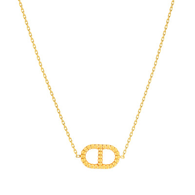 Collier or 375 jaune