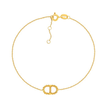 Bracelet or 375 jaune