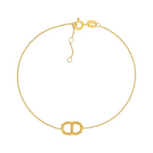 Bracelet or 375 jaune