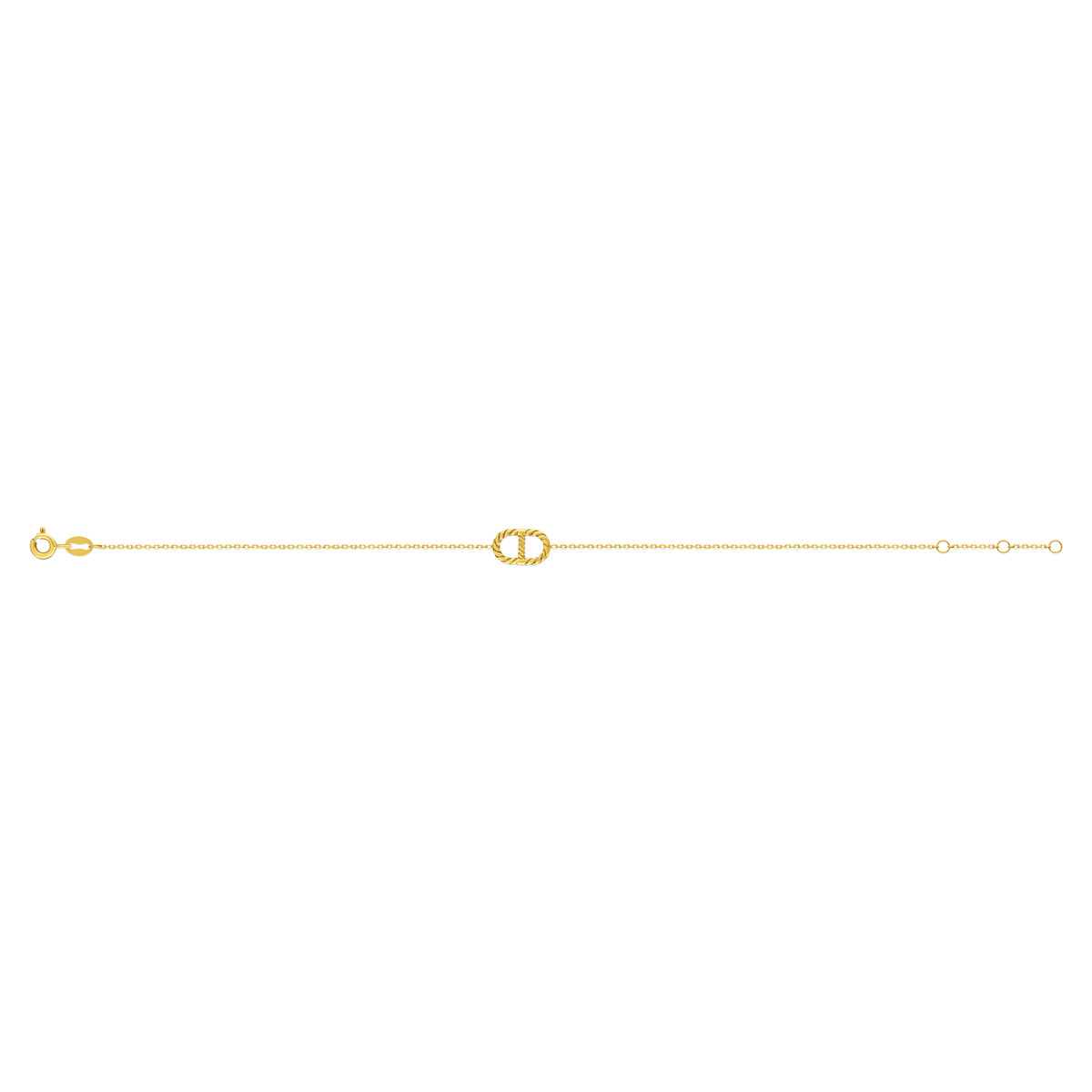 Bracelet or 375 jaune - vue 2