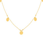 Collier or 375 jaune - vue 1