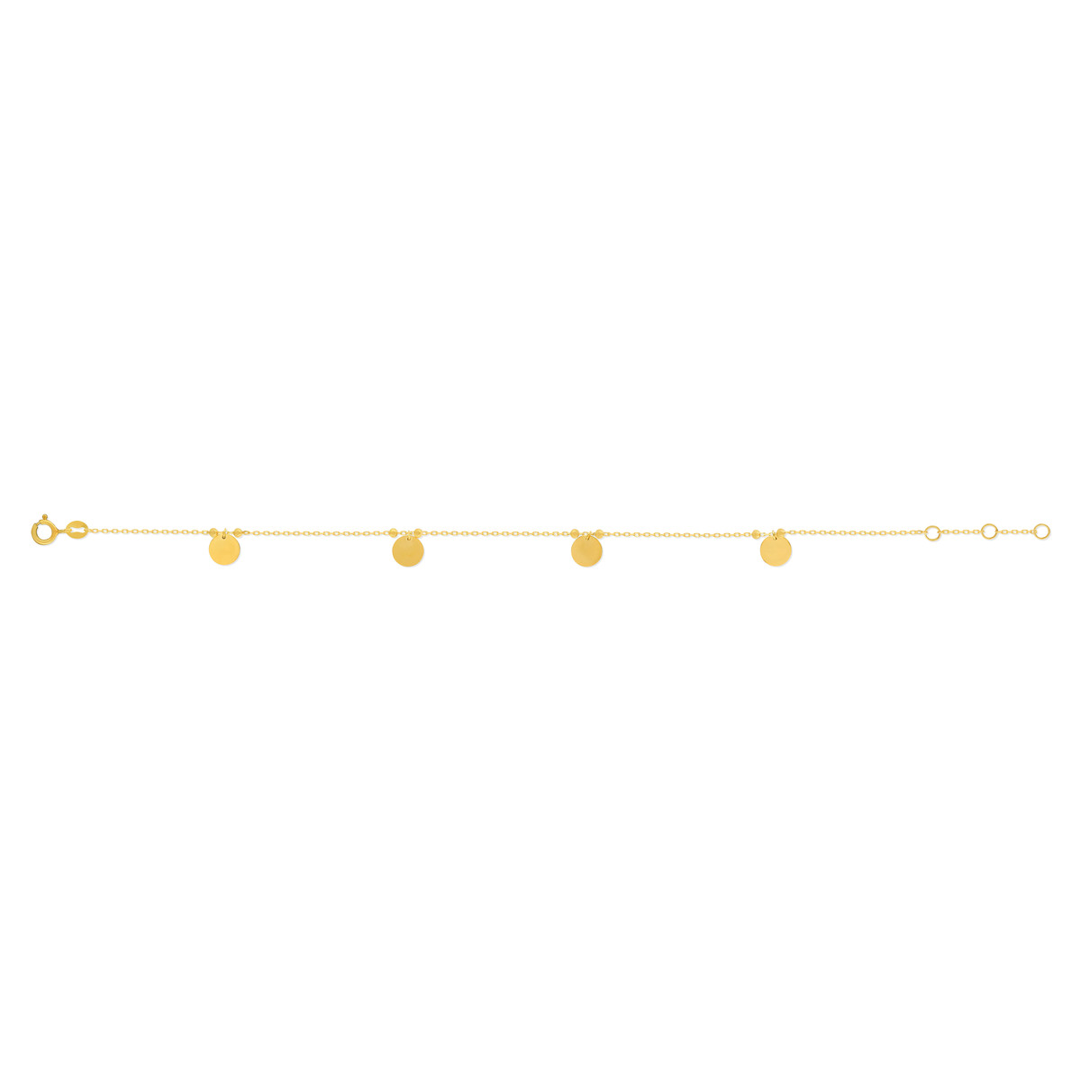 Bracelet or 375 jaune - vue 2