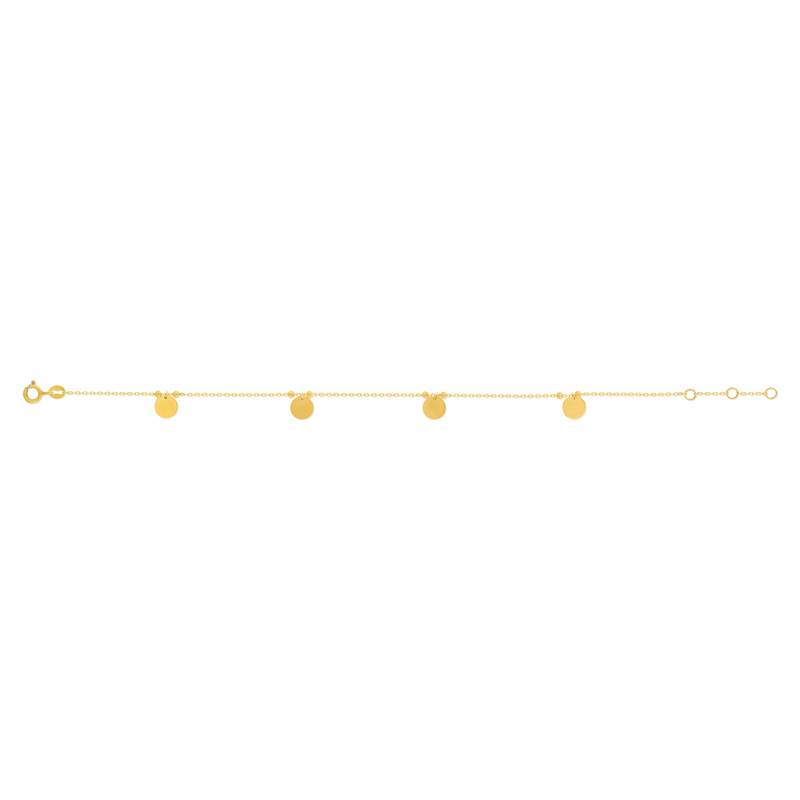 Bracelet or 375 jaune - vue 2