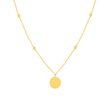 Collier or 375 jaune