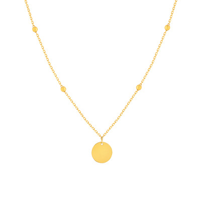 Collier or 375 jaune