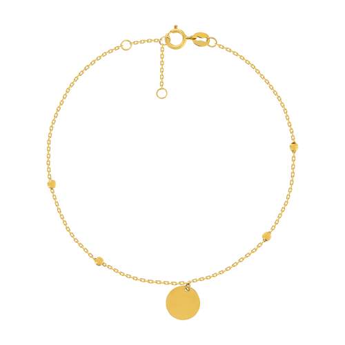 9K yellow gold bracelet