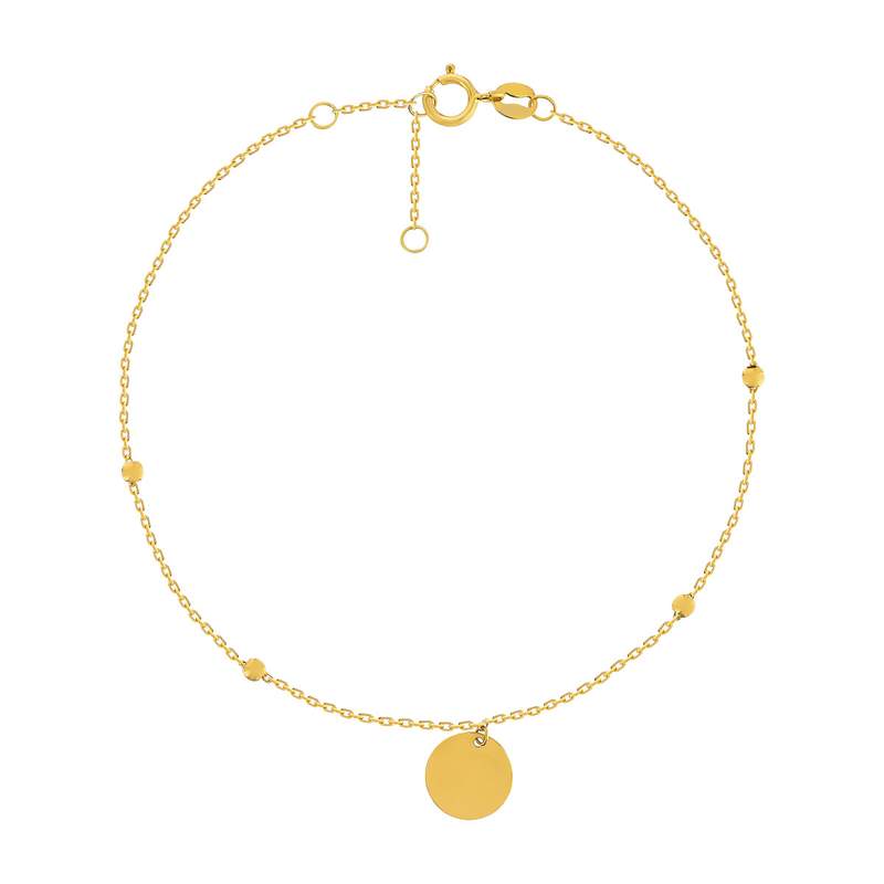 Bracelet or 375 jaune - vue 1