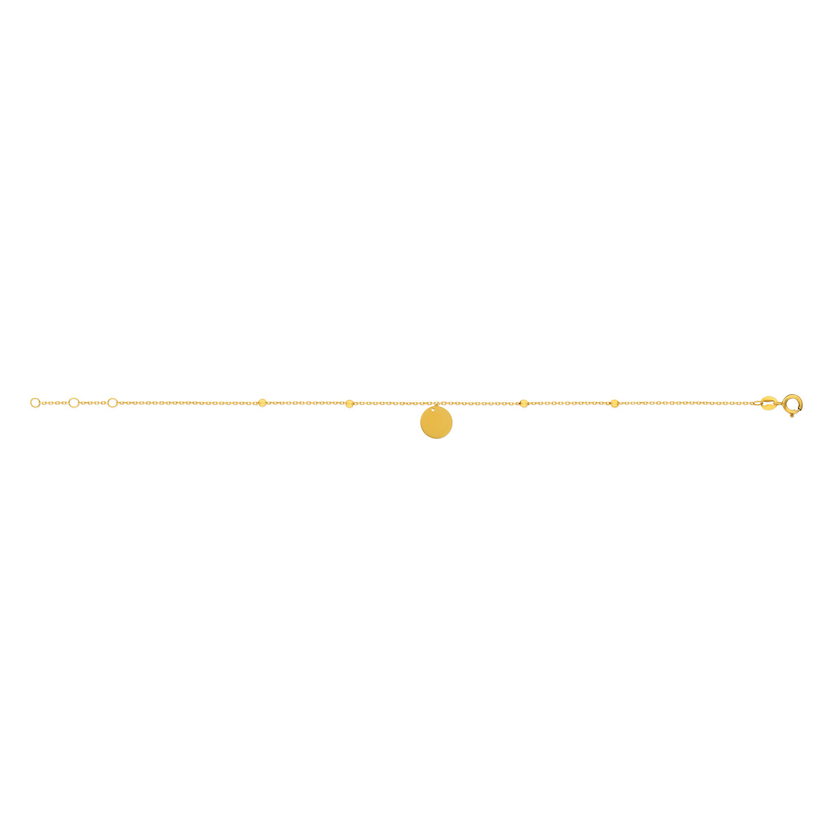 Bracelet or 375 jaune - vue 2