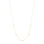 Collier or 375 jaune - vue 2