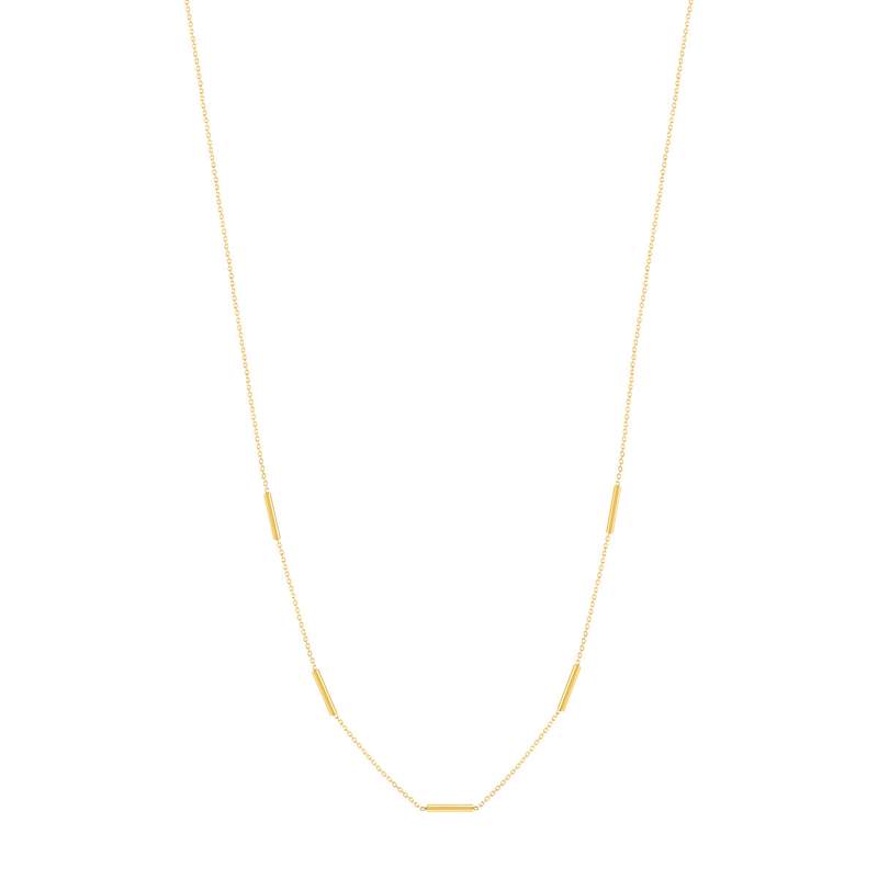 Collier or 375 jaune - vue 2