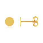 Boucles d'oreilles or 375 jaune - vue 1