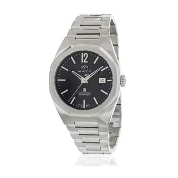 Montre MATY homme bracelet acier inoxydable gris