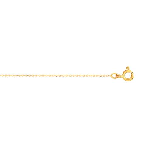 Gold chain 375 maille forçat 50 cm