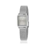 Montre MATY femme bracelet acier inoxydable gris - vue 1