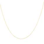 Chaine or jaune 375 maille forçat 45cm - vue 1