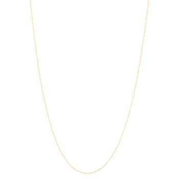 Chaine or jaune 375 maille forçat 45cm