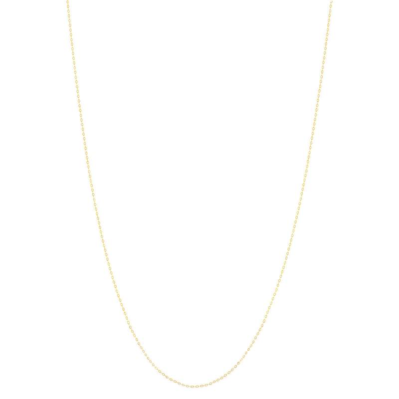 Chaine or jaune 375 maille forçat 45cm - vue 2