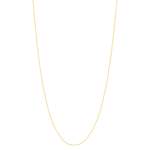 Chaine or jaune 375 maille forçat 50cm - vue 2