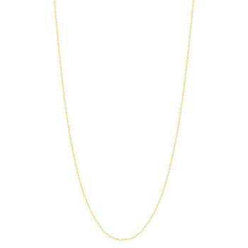 Chaine or jaune 375 maille forçat 50cm
