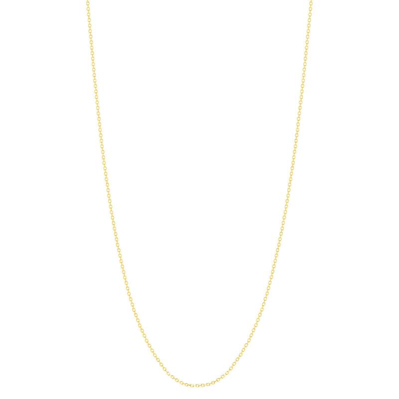 Chaine or jaune 375 maille forçat 50cm - vue 2