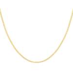 Chaine or jaune 375 maille gourmette 55cm - vue 1