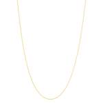 Chaine or jaune 750 maille torsadée 45cm - vue 2
