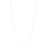 Chaine or blanc 750 50cm maille forçat - vue 2