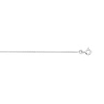 Ketting van 375 witgoud met forçat-schakels, 50 cm - afbeelding 1