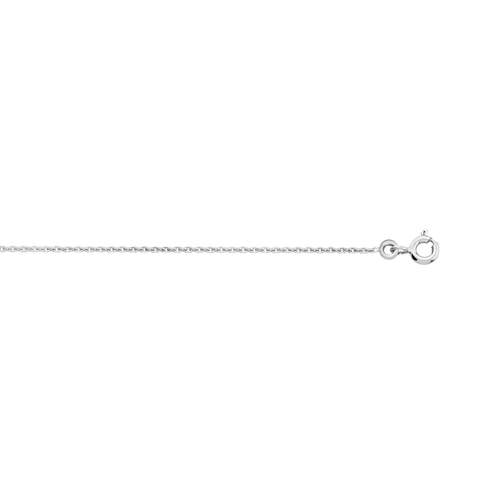 375 white gold forçat chain 50 cm