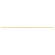 Chaîne de cheville or 375 jaune maille marine 25 cm