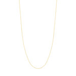 Chaîne or 375 jaune maille forçat 45 cm - vue 2