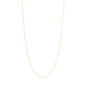 Chaine or jaune 375 maille forçat 50 cm