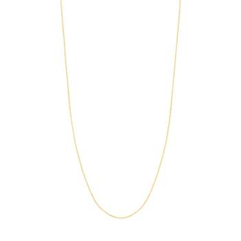 375 yellow gold chain, forçat link, 50 cm