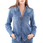 Chaine or jaune 375 maille gourmette 45 cm - vue porté 1